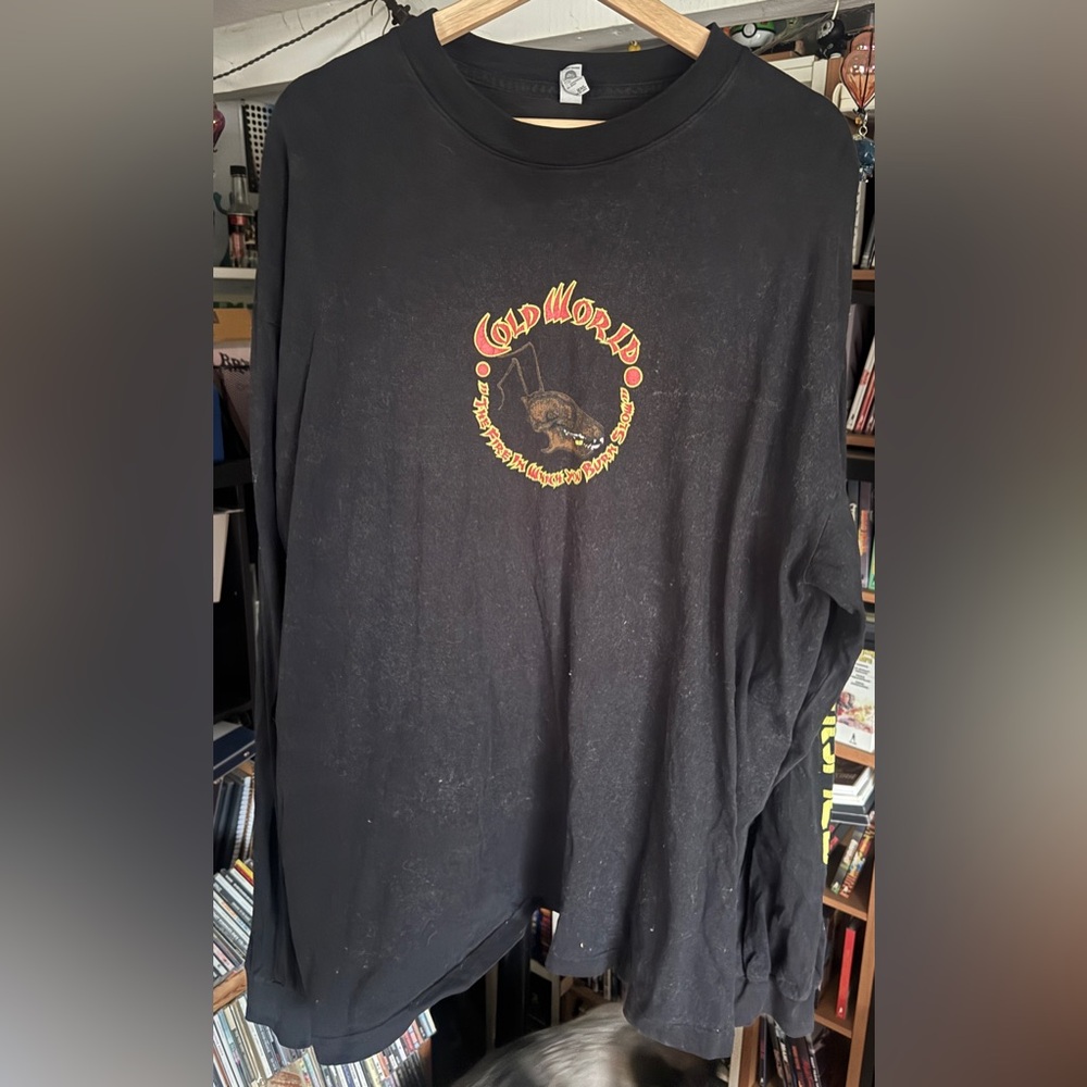 Cold World / How The Gods Chill - Hardcore Plus XXL Longsleeve Shirt CoFlow Punk